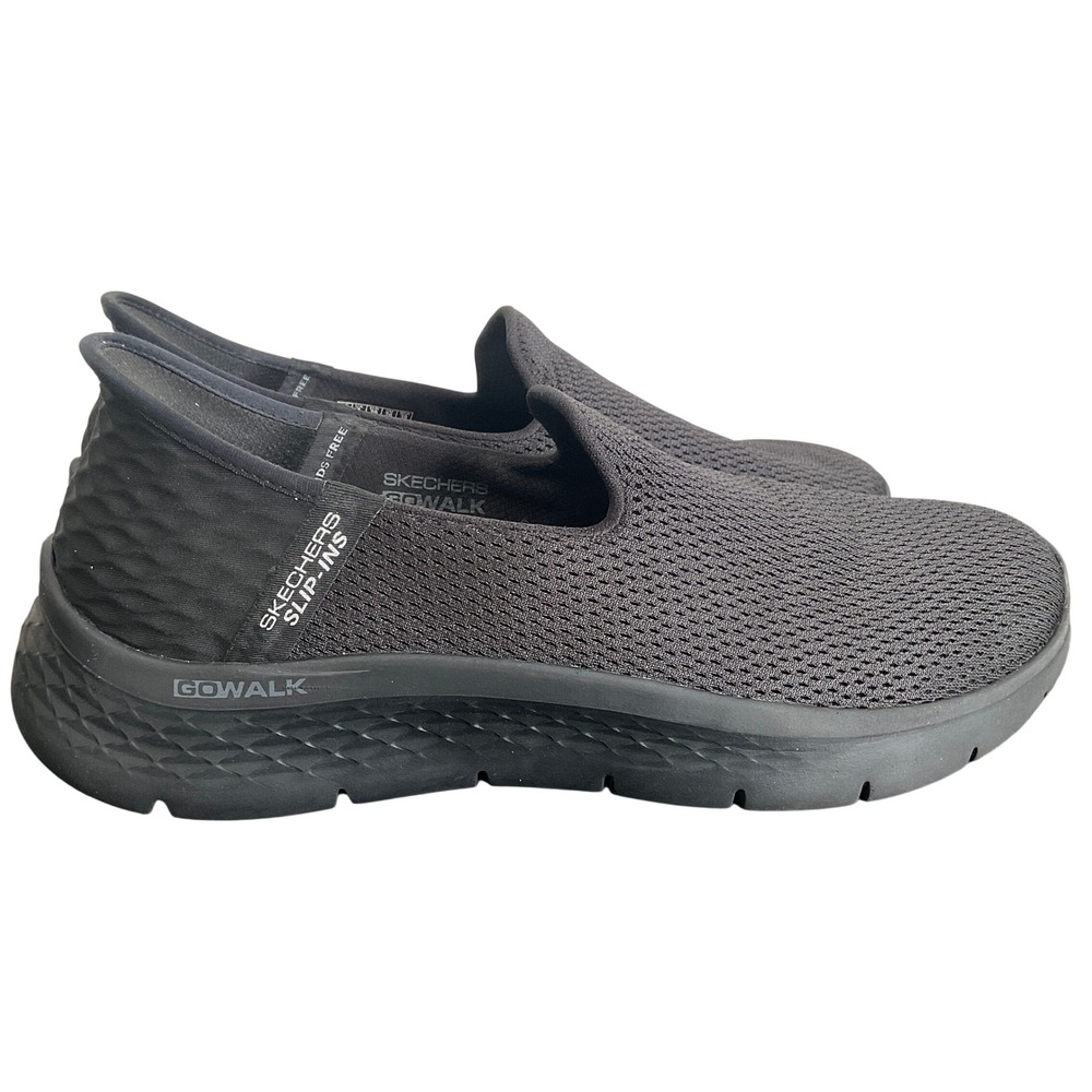 Skechers GO WALK Flex Relish Slip-ins Black Women 9 124963W BBK